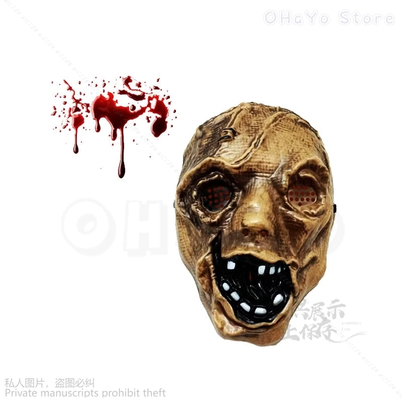 2024 Halloween New Skull And Bones Mask Horror Anime Demon Mask Cosplay Evil Roleplay maschere di plastica Costume da festa di carnevale Prop