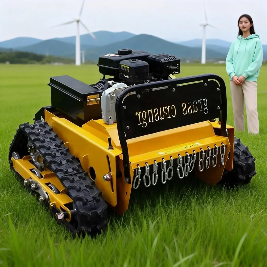 

Customized Remote-controlled Lawn Mower With Easy To Understand And Operate Control Panel For Sale
