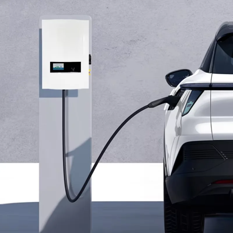 KED New 30KW CHAdeMO CCS DC Wall-Mounted Portable EV Charger OCPP 1.6J Smart Commercial 380V Ethernet/4G EV Charging Station