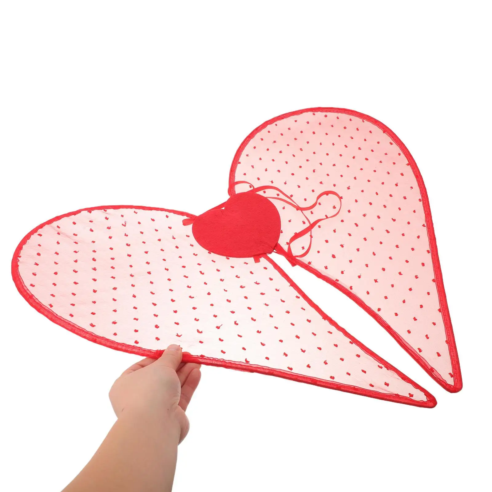 

Red Heart Wings for Party Elastic Strap Cupid Fairy Wings for Valentine's Day Costume Cosplay Halloween Birthday Decor
