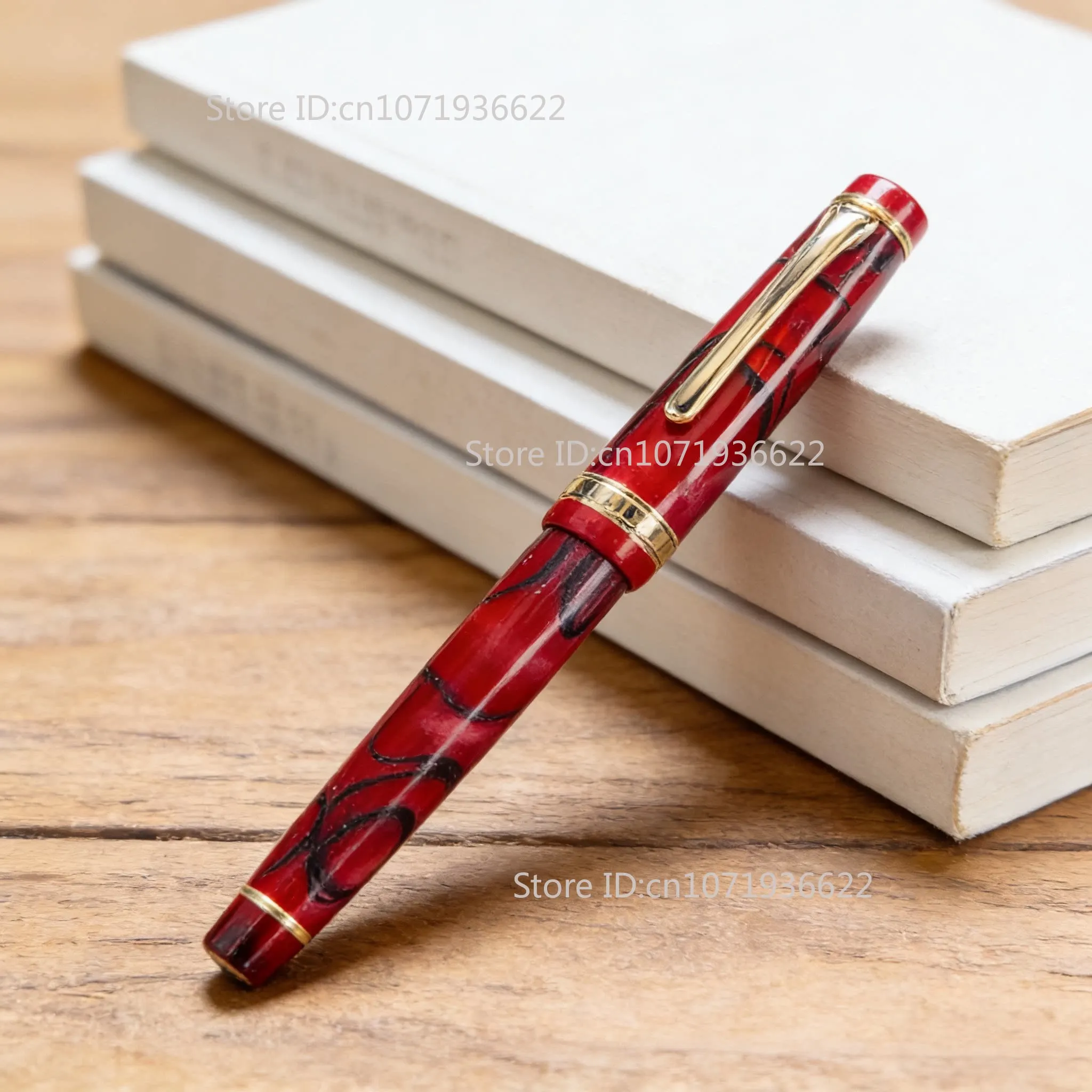 

Smooth Hoohill Acrylic Resin Fountain Pen Flex Nib 0.5F 0.7M B 1.0MM Stationery School Supplies Ink Pens For Writing Gift