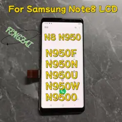 100% Test Note 8 6.3''LCD For Samsung Galaxy Note8 N950 N950FD N950F LCD With Defects Display Touch Screen Digitizer Assembly