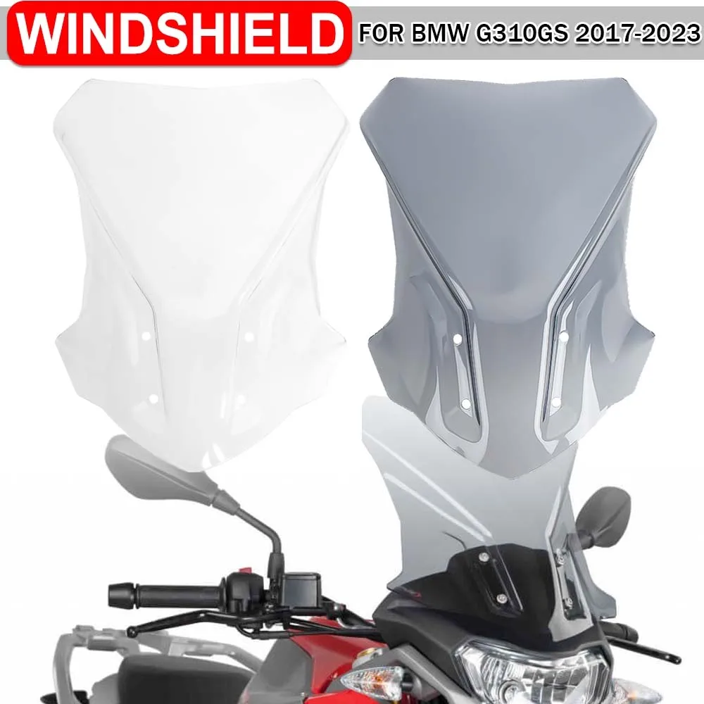 

Мотоциклетный обтекатель ветрового стекла из АБС-пластика, дефлектор лобового стекла, защитная крышка для BMW GS10310GS 2017-2023 G 310GS, переднее ветровое стекло