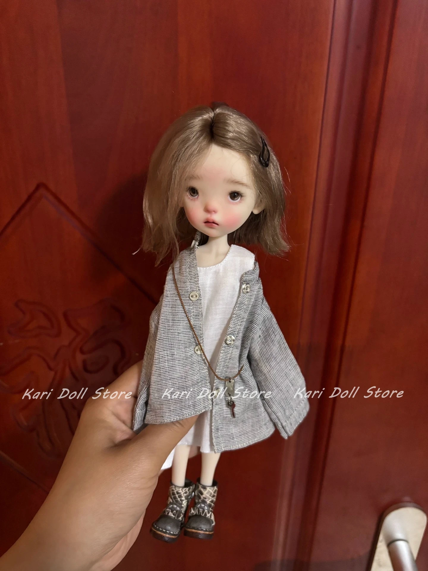 Kari Doll Clothes and skirts  2025Long sleeved shirt+sleeveless white shirt+pants for Landazz Landoudou ob22 ob24Doll