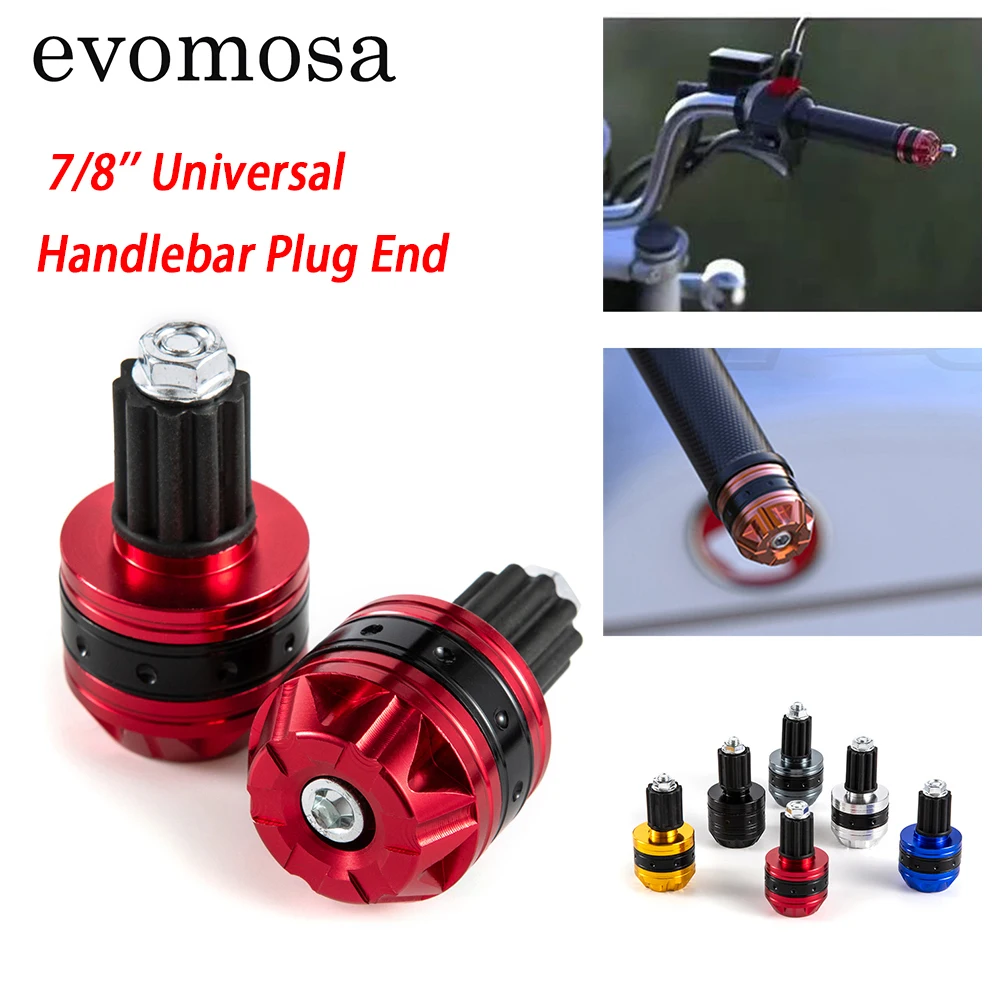 2 pçs motocicleta lidar com barra termina plug apertos guiador plug tampas slider motor da bicicleta para honda yamaha ktm acessórios da bicicleta da sujeira