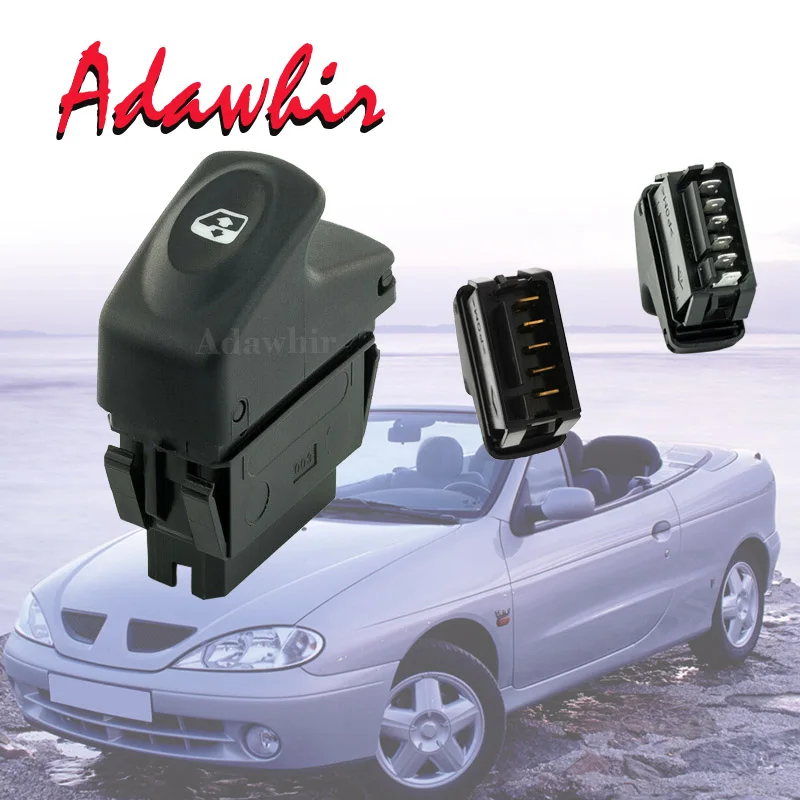 Suitable for Renault KANGOO MEGANE I CLIO II Dacia Duste Power Window Control Switch  7700838100 7700838101