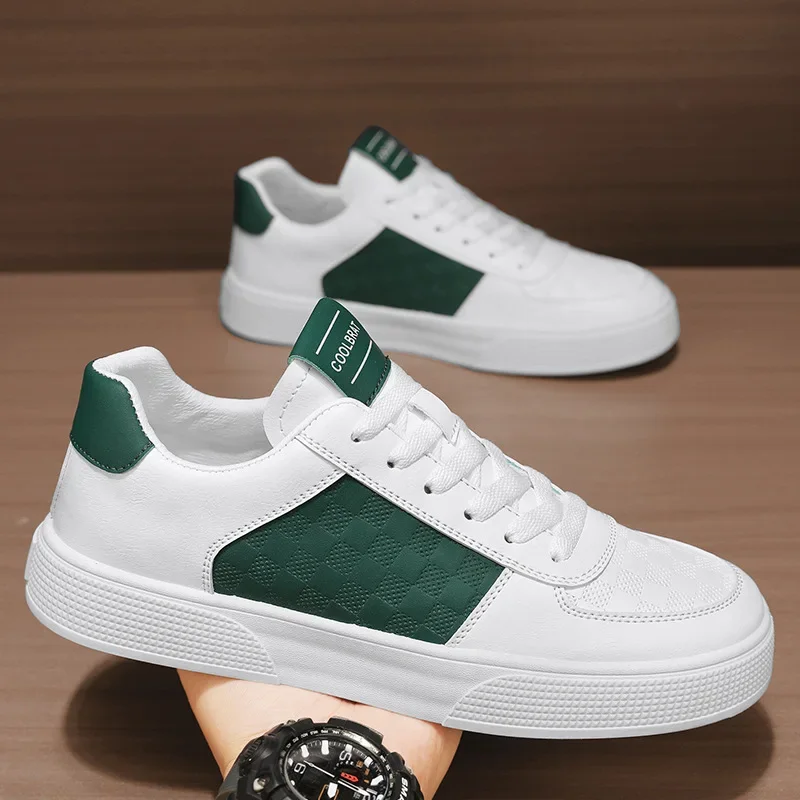 

Men's Shoes New Spring Autumn All-match Low-top White Casual Sports Shoes Men's Thick Sole Wear-resistant Zapatillas De Mujer