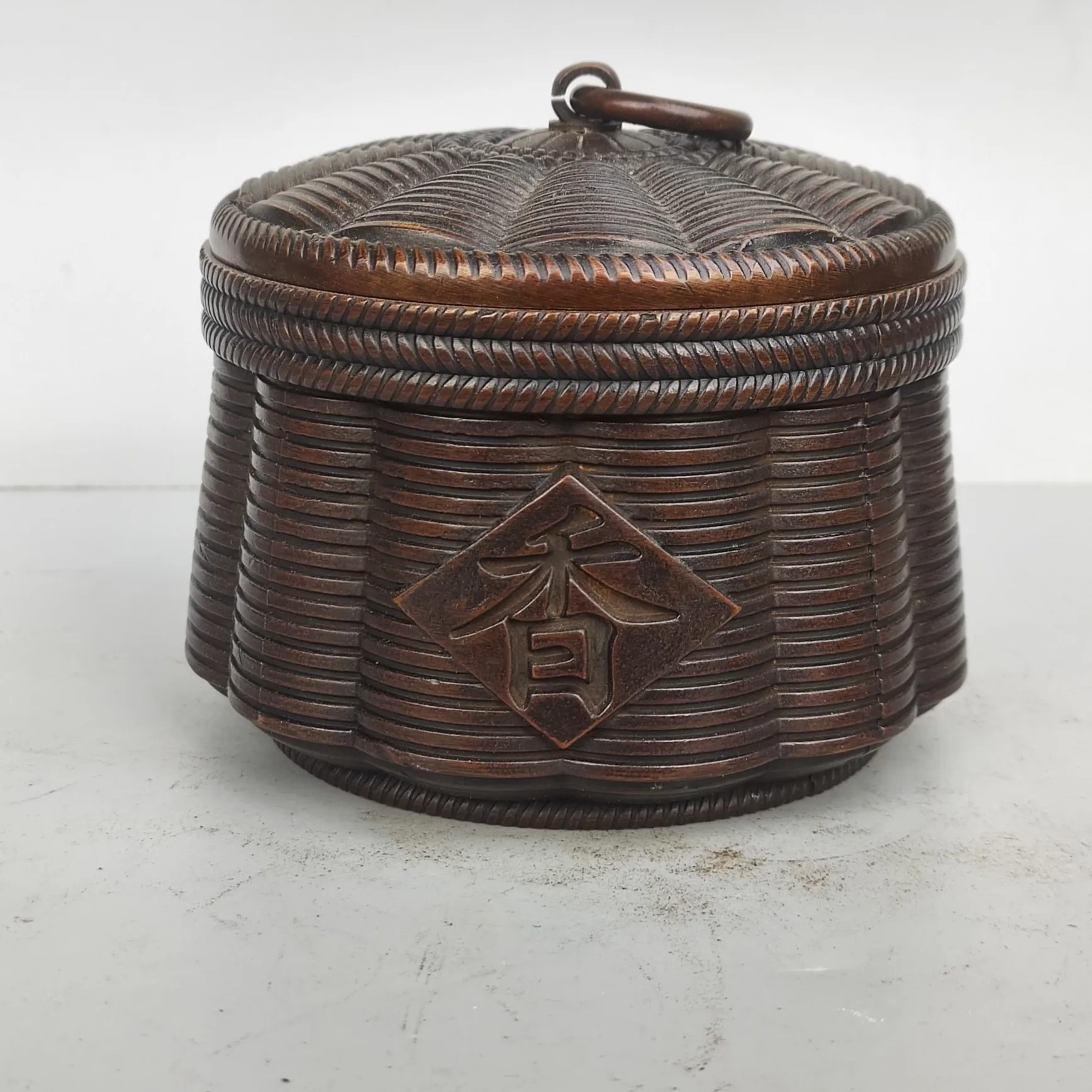 

New Chinese Style Retro Metal Storage Jar Container Jewelry Box Candy Storage Jar Home Bronze Decorative Bottle Tea Caddy