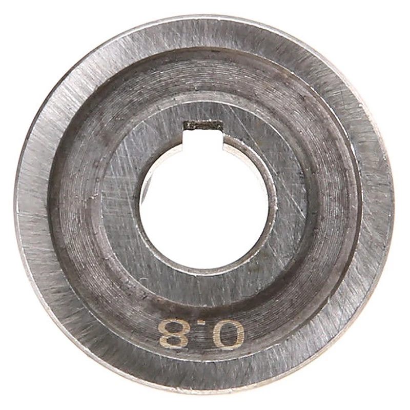High Precision Fio Feed Roda, Soldador Mig Roda Wire Drive, 0.6X0.8
