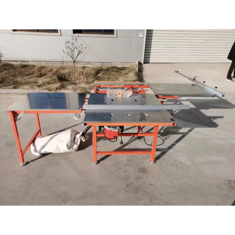 

Woodworking Mdf Small Wood Cutting Machine Circular Saw Sn Tools Double Blade Sliding Table Panel Saw for Sale