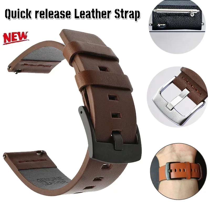 Leather Smartwatch Band for Samsung Galaxy Watches