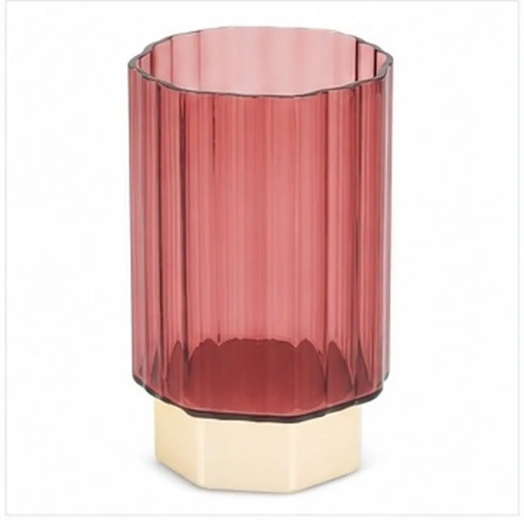 Sturdy PP Decorative Brush Holder Large Capacity Makeup Brush Storage Container for Bedroom Living Room Office School Home