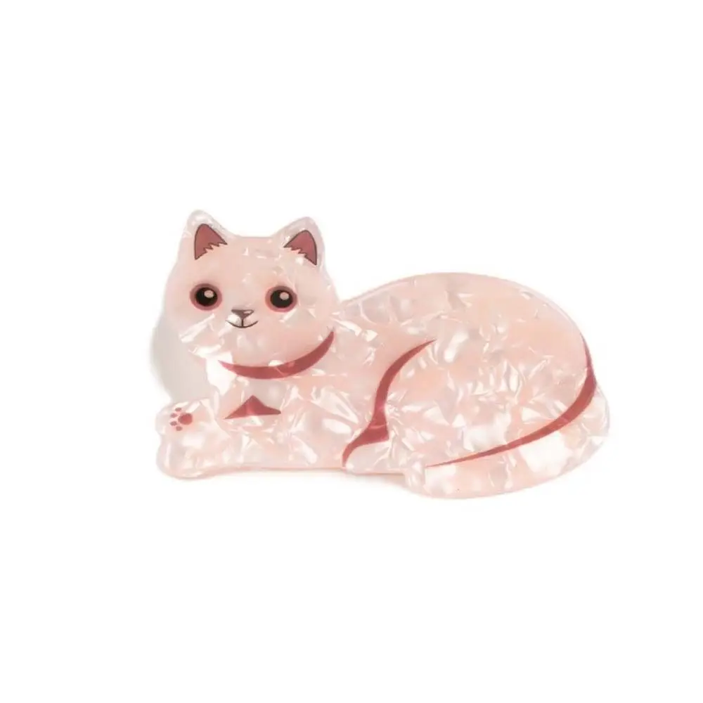 

Elegant Ragdoll Cat Hair Claw Persian Cat Cartoon Animal Shark Clip Headwear Headdress Acrylic Animal Hair Clip Daily