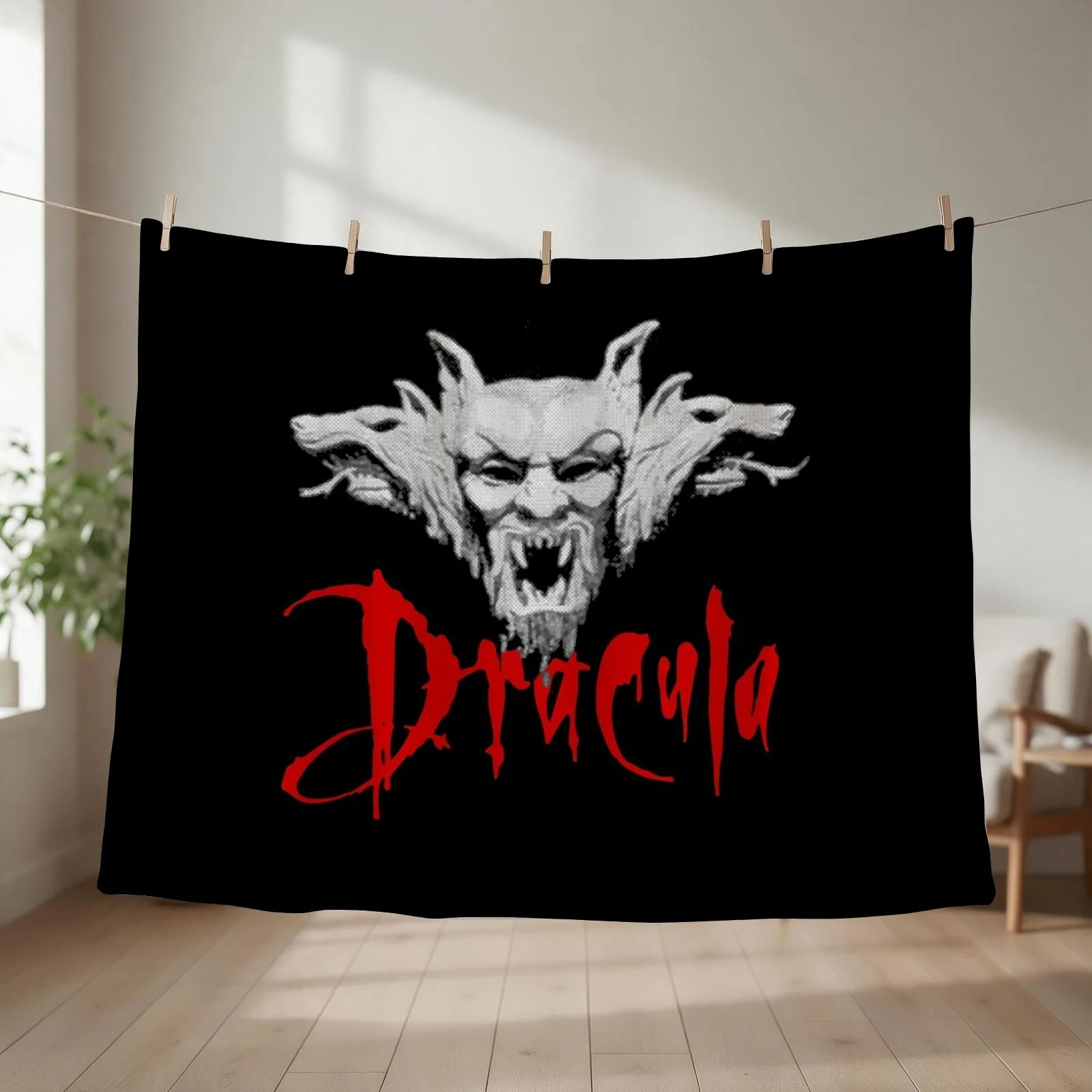 Dracula Bram Stoker Throw Blanket couch cozy soft plush fuzzy picnic outdoor blanket
