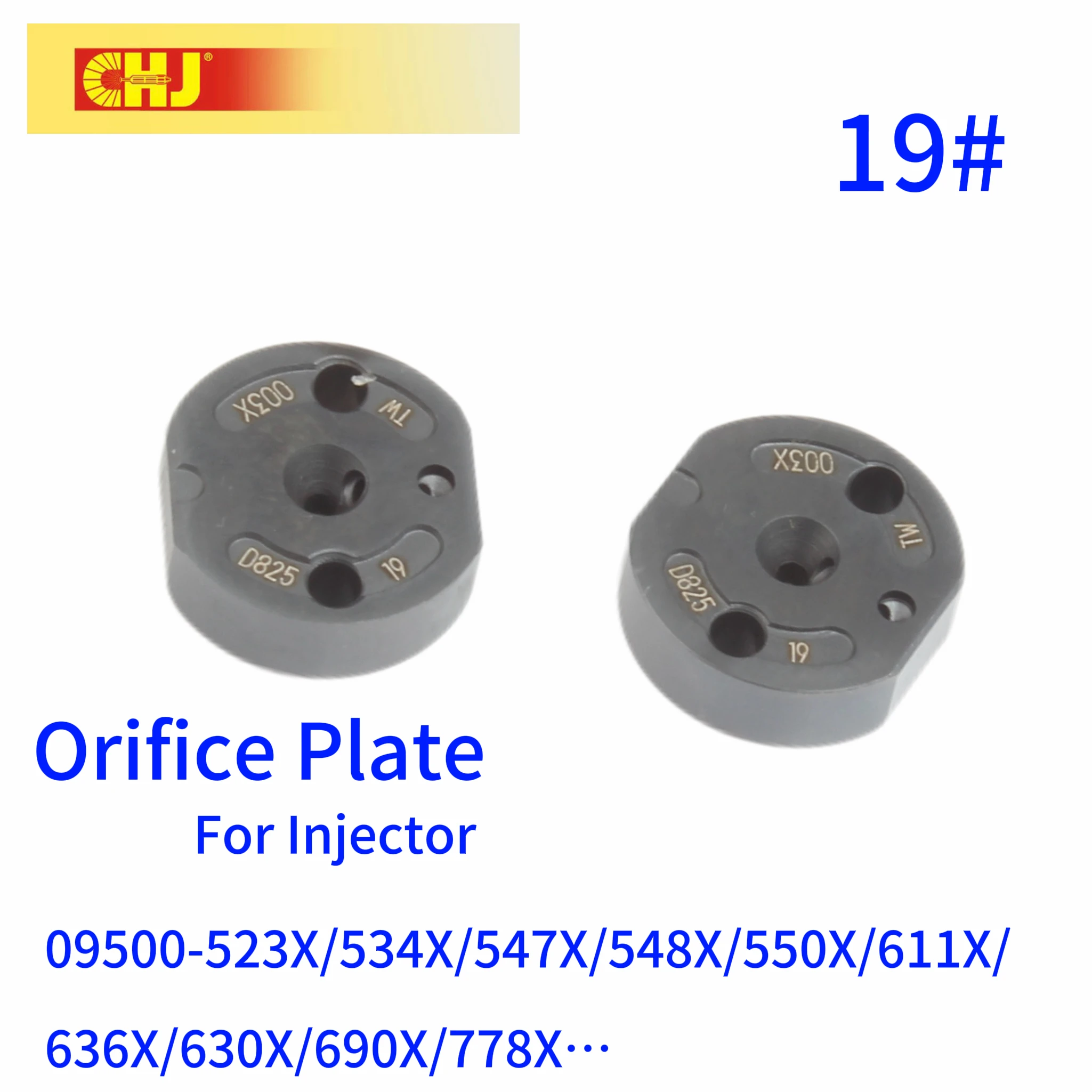Common Rail Injector Control Valve 19# Orifice Plate for ISUZU 095000-8900 / 095000-5470/ 095000-0660 / 8-98151837-1