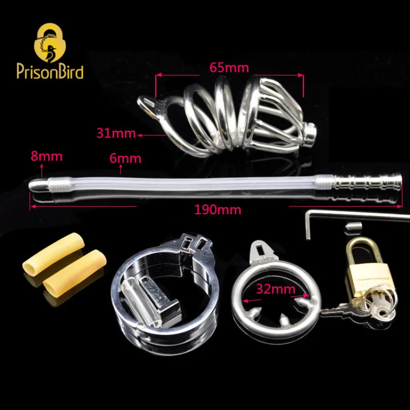 Chaste Bird NEW Stainless Steel standard Device Chastity Cock Cage Penis Ring Adult Sex Toys A309