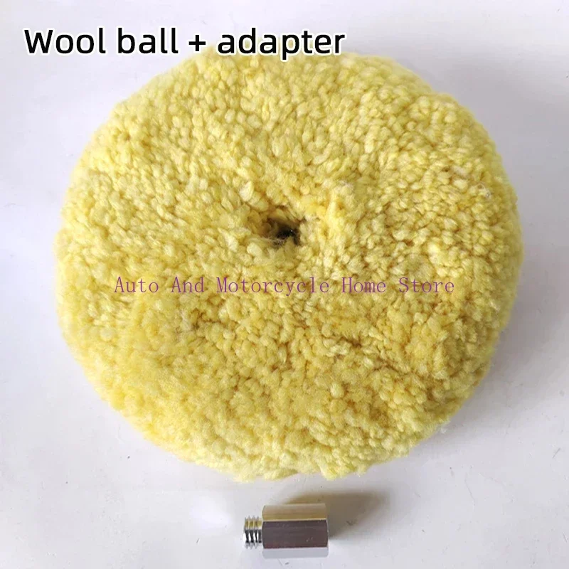 1PC Genuine 3M05705 Wool Ball Yellow Double-sided Polished Wool Wheel Lock Screw Wax Scratch Coarse Wax Wool Tray  NEW