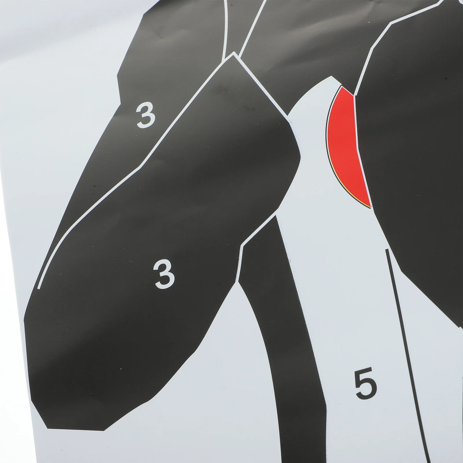 

2 Sheets Training Target Paper Durable Reusable Label for Competition Sports Archery Practice Aiming Spot Papers