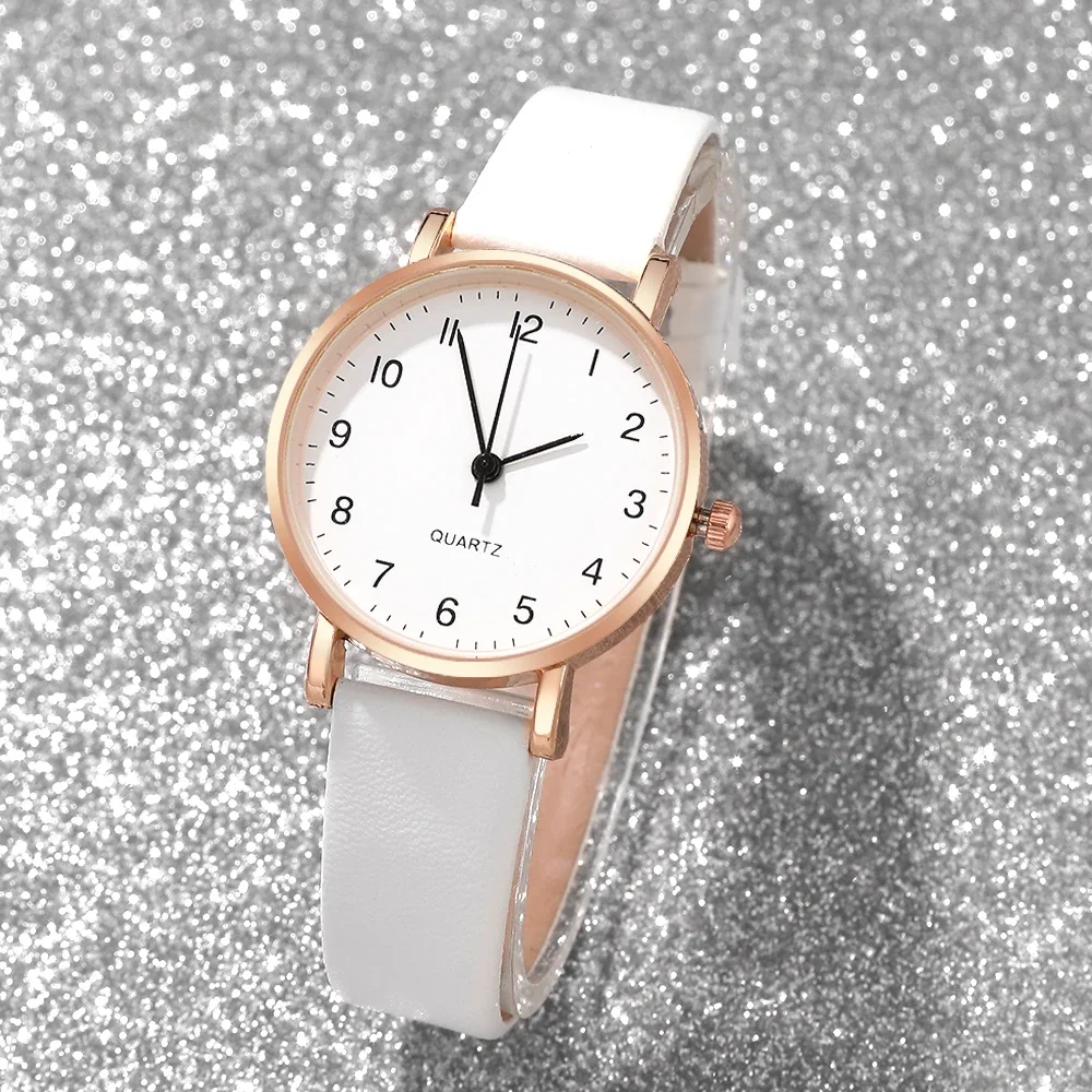 3pc trendy and elegant women's quartz watch and accessory combination set is the best choice for gift giving