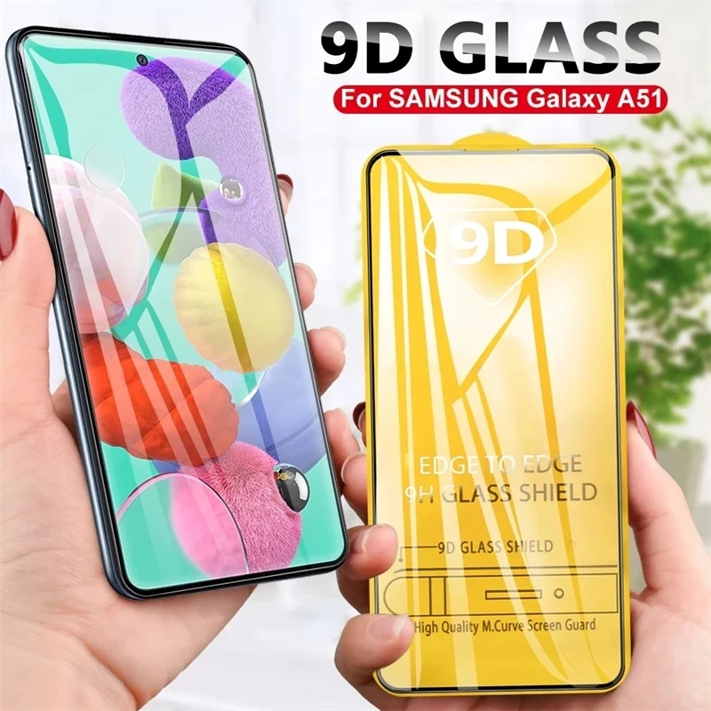 3PCS 9D Tempered Glass For Samsung Galaxy A55 5G A35 A54 A15 A25 A34 A24 A14 A53 A33 A52 A32 A13 A12 Screen Protector 9H Glasses