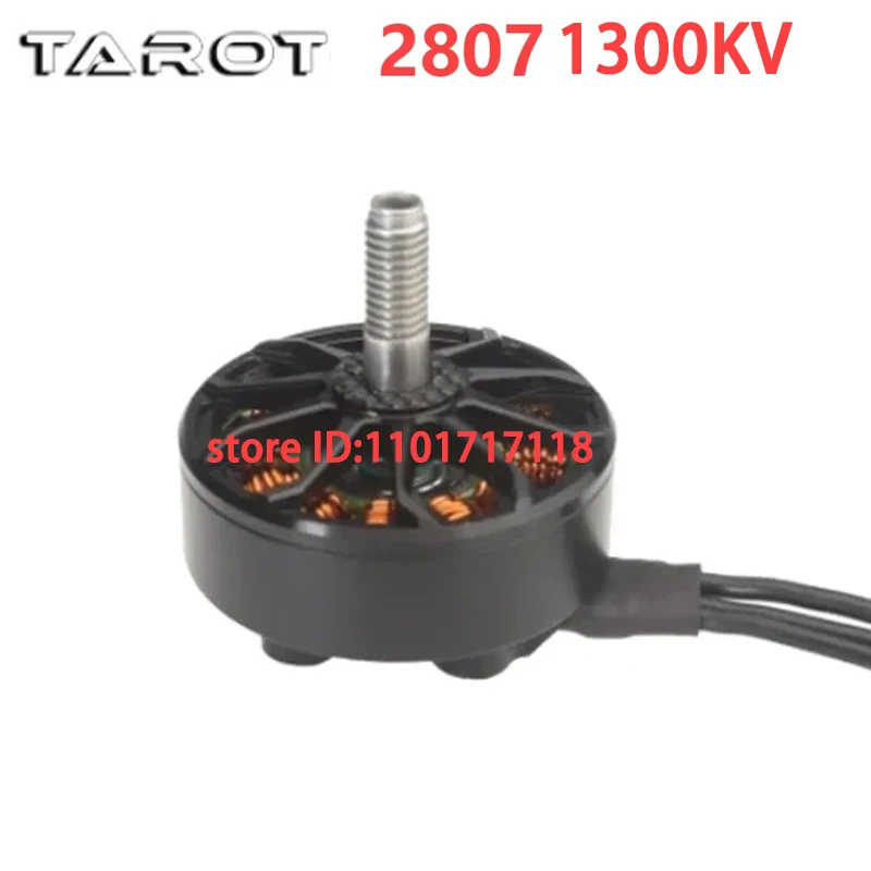 

Tarot 2807 1300KV Long Distance 4-6S/ 1300KV Brushless Motor W/ 4mm Shaft Compatible 6-7inch propeller for RC FPV Racing Drone