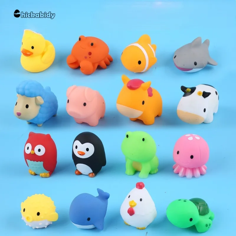 

Baby Bath Toys for Children Water Play Small Yellow Duck Swimming Baby Kids Play with Water Duckling Small Turtle Boys and Girls