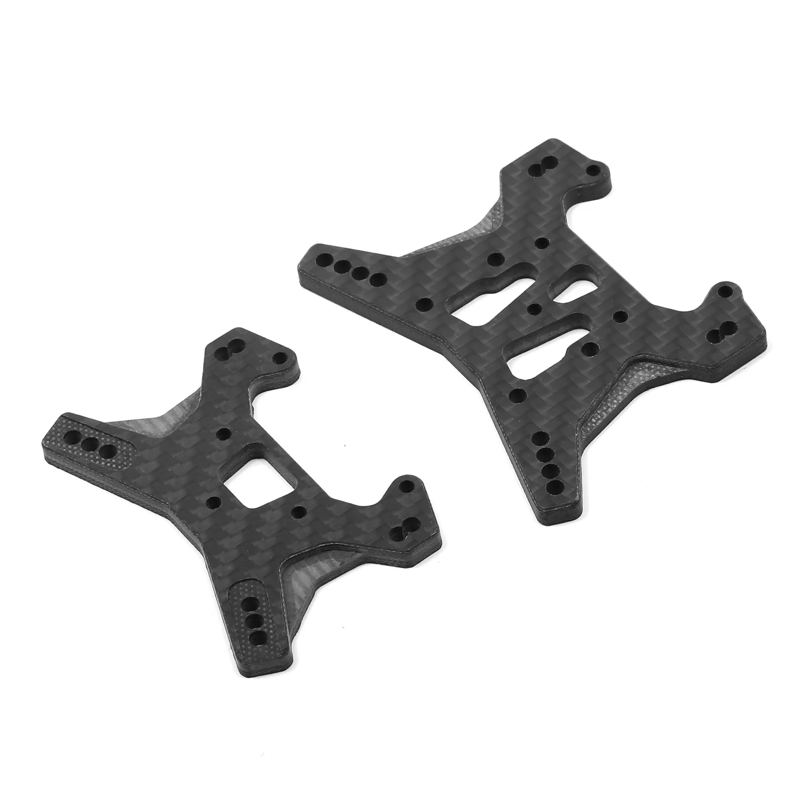 Carbon Fiber Shock Tower Plate RC Car Upgrade Front And Rear Accessory for LEILALUO SBK10 Enhanced Performance