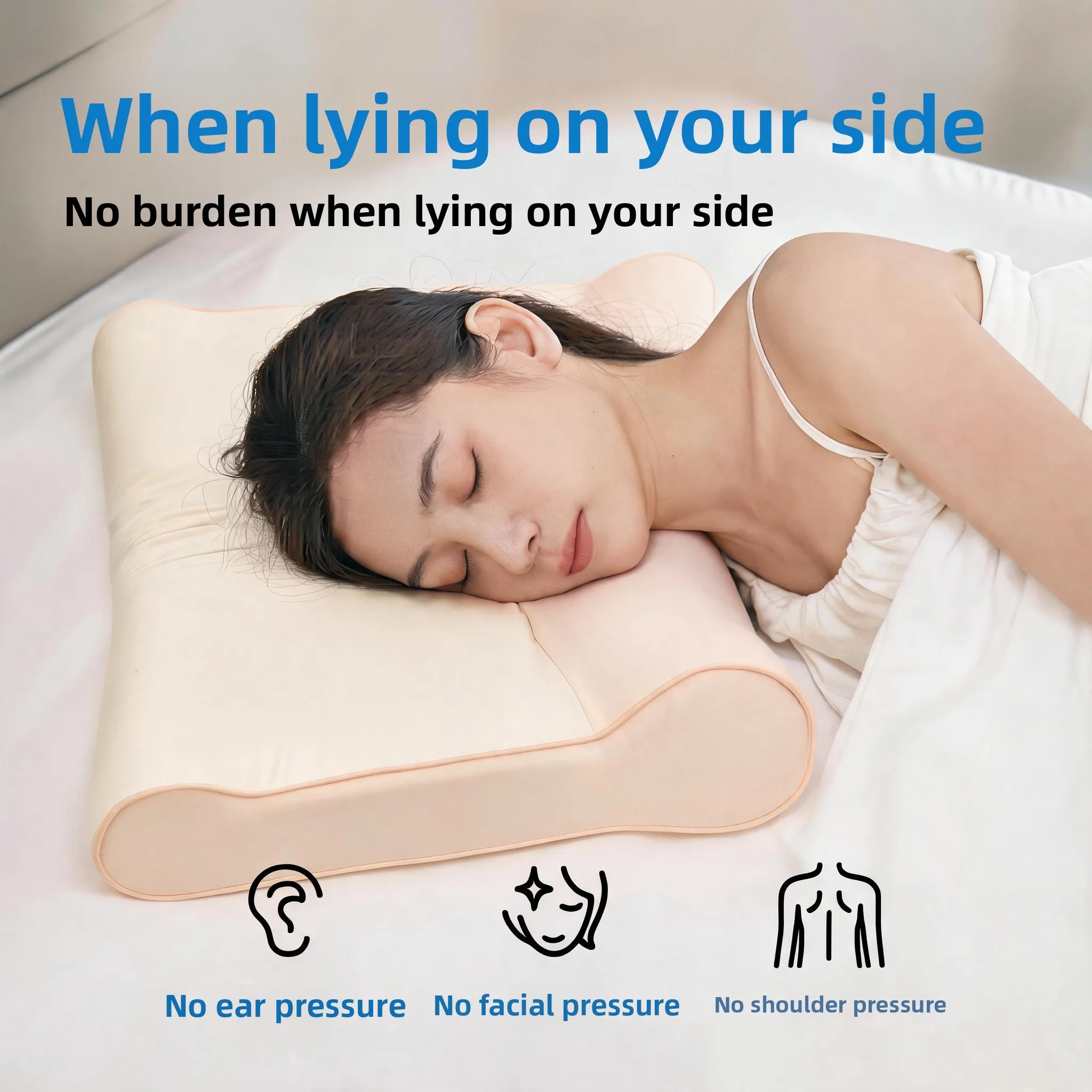 New Arrival Zero Pressure Full Memory Cotton Pillow Core Third Generation pro Upgraded Neck Support Sleep Aid Adult Pillow