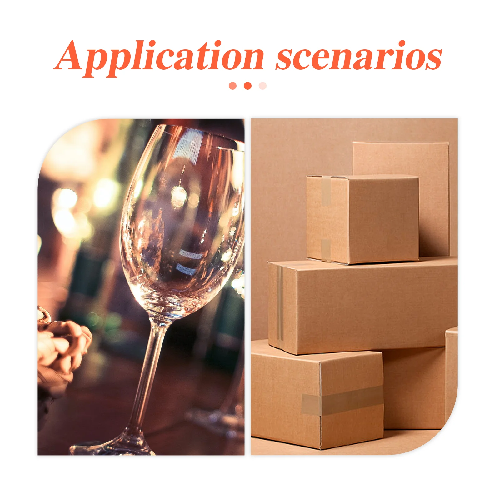 258 Pcs Fragile Warning Stickers Labels Packaging Shipping 80g Mirror Paper Caution Pallet