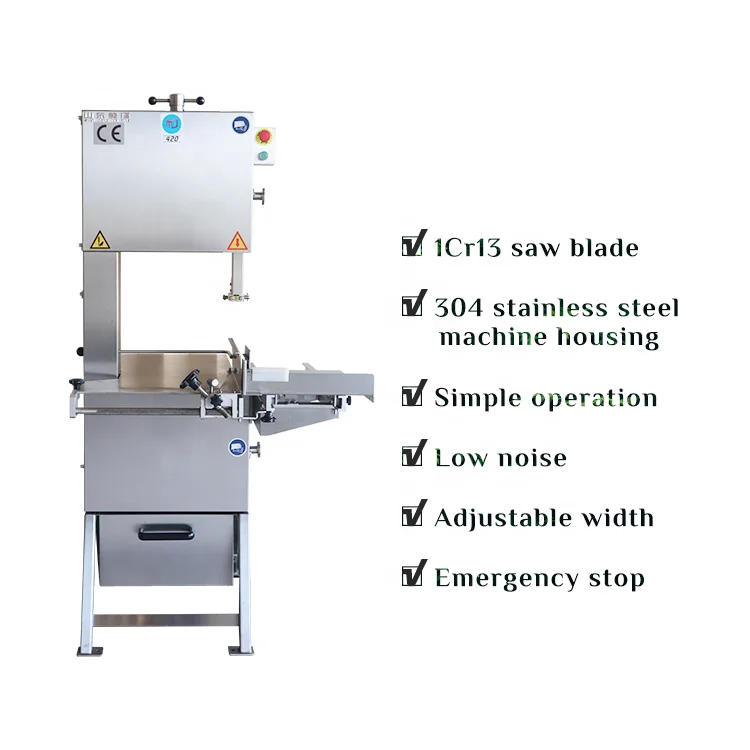 JG420 Commercial Cutting Meat Bones With Bone Sawing Machine Frozen Meat Cutting Machine