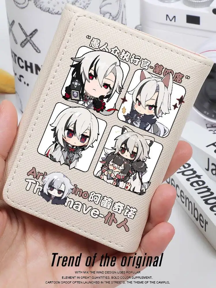 Zhongyuan Shen Nong Official Merchandise Wallet Short Compact Card Holder Female Student Anime Servant Alechino Anime