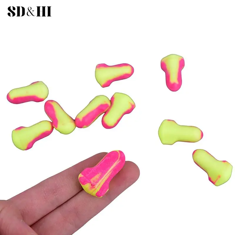 2/10/20Pcs Comfort Soft Foam Ear Plugs Tapered Travel Sleep Noise Reduction Prevention Earplugs Sound Insulation Ear Protection