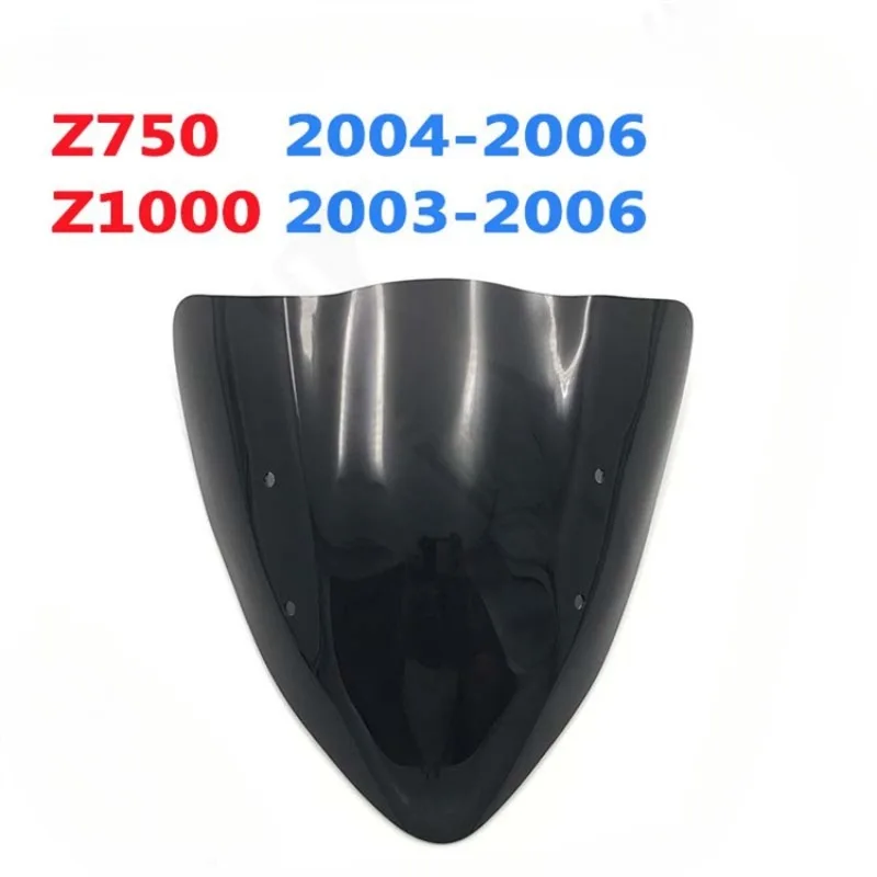 For Kawasaki Z750 Z1000 2003-2006 Smoked Windshield, Motorcycle Accessories