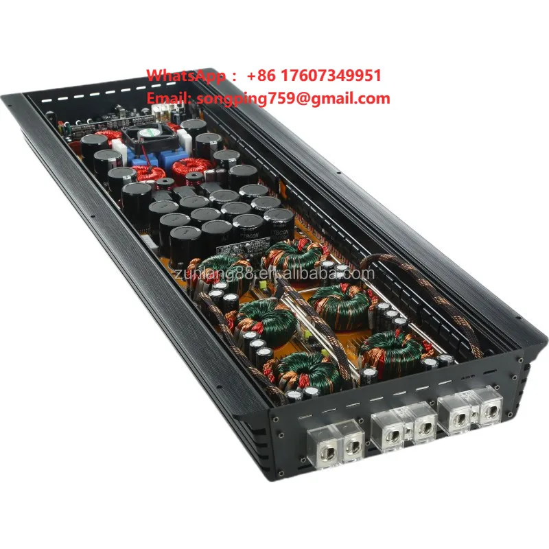 RMS 15000W 2ohms  Korean PCB Board RMS 8000W 1 Ohm Subwoofer Korean Amp Class d Car Subwoofer Mono Amplifier