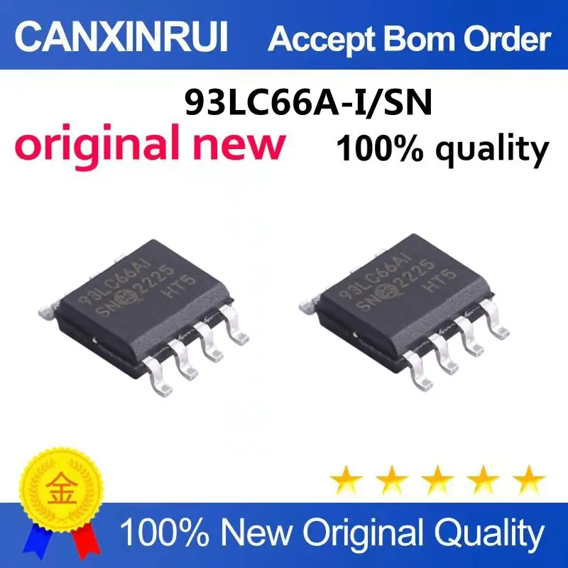 New original 93LC66A-I/SN 93LC66A/SN 93LC66A SMT SOP8 memory chip