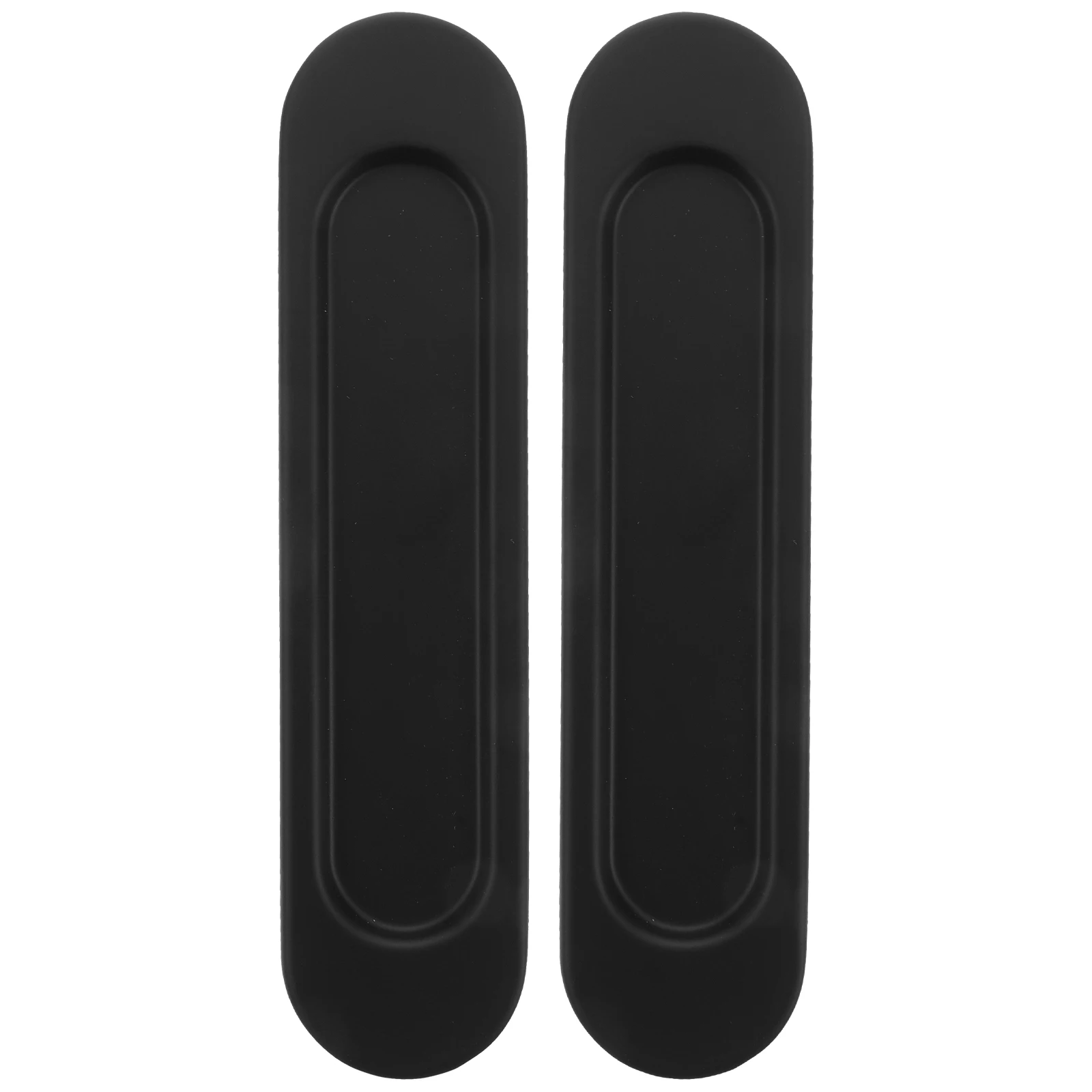 

2Pcs Oval Sliding Door Pulls Self Adhesive Handles for Barn Glass Pocket Doors Sliding Door Finger Pulls Home Decor Upgrade