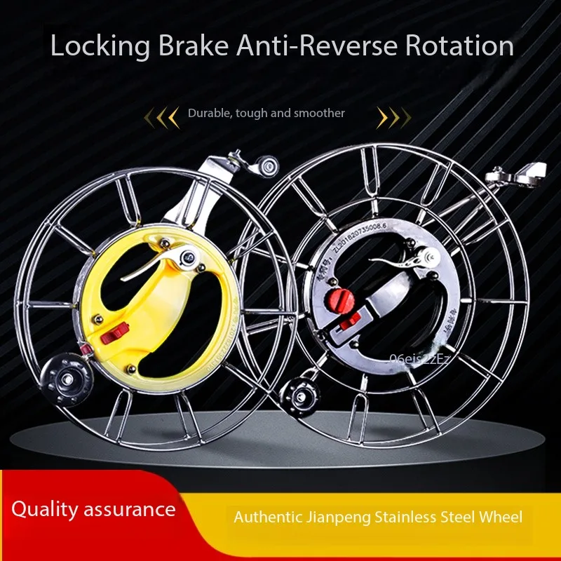 

Hand Rolled Fishing Reel, Kite Boat Fishing, Stainless Steel Material, Large Bearings, Quiet Durable, Fishing Gear Accessories