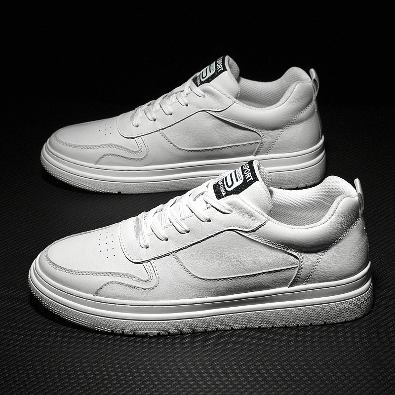 

2025 Men's New Autumn Breathable White Sneakers - Stylish Casual Loafers with Premium Feel