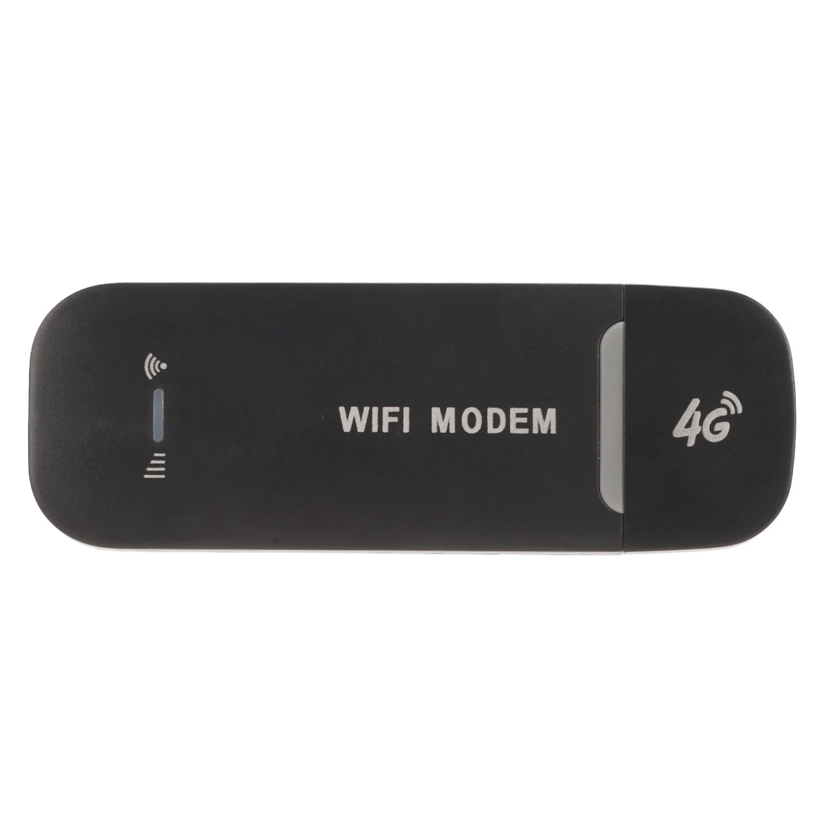 4G WiFi Router Black Up to 10 Users Stable Easy Connection USB Plug and Play 4G LTE Router for Hotspot Micro SIM Card Phone PC