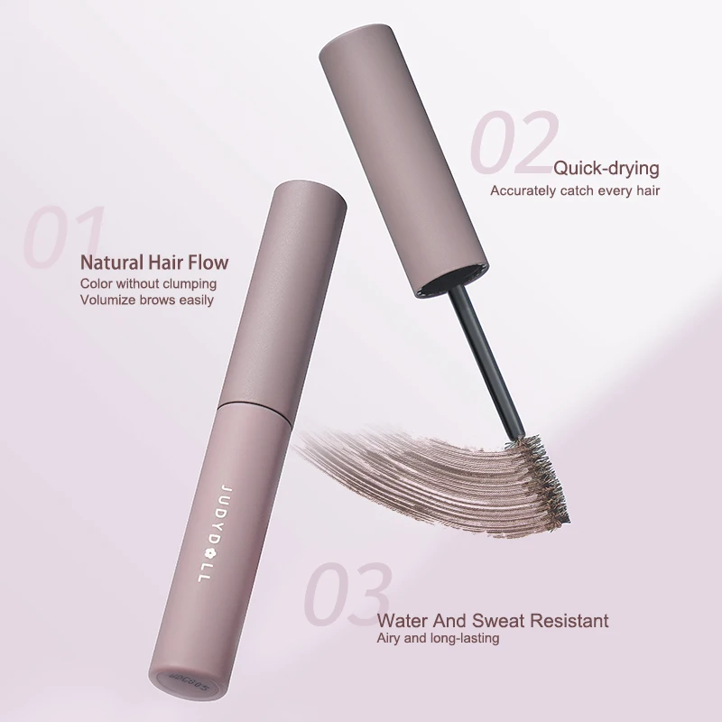Judydoll Tinted Brow Gel – สูตรกันน้ํา ติดทนนาน กันรอยเปื้อนสําหรับคิ้วที่หนาและกําหนด