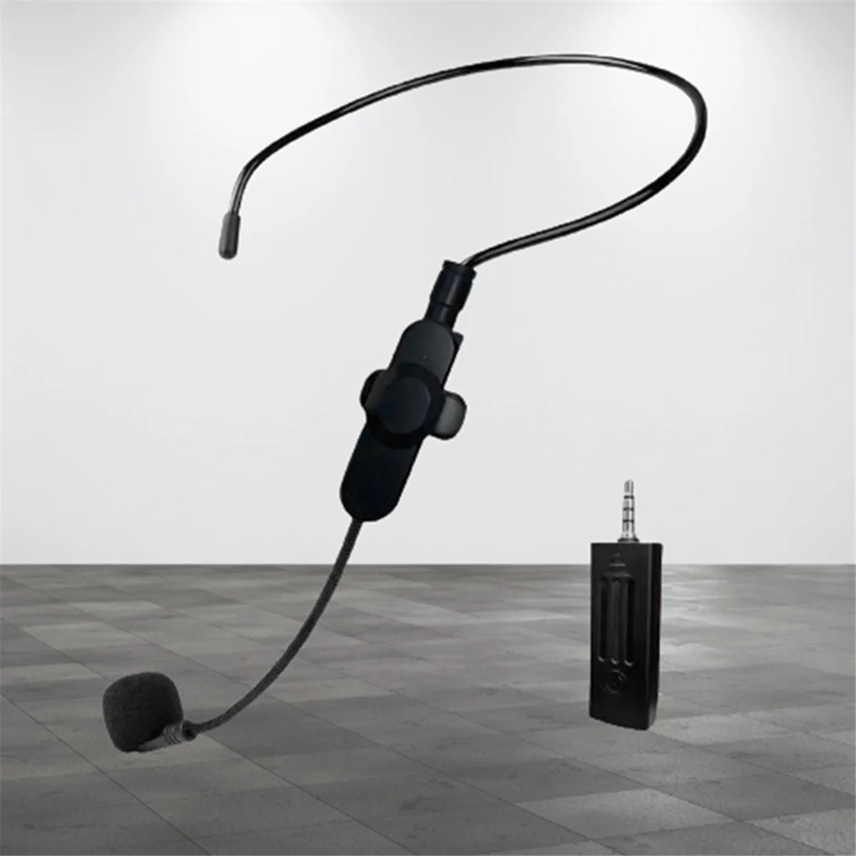 POP-lWireless Microphone Set 2.4G Dual Wireless Headset Mini Portable Microphone Suitable for Karaoke Dual