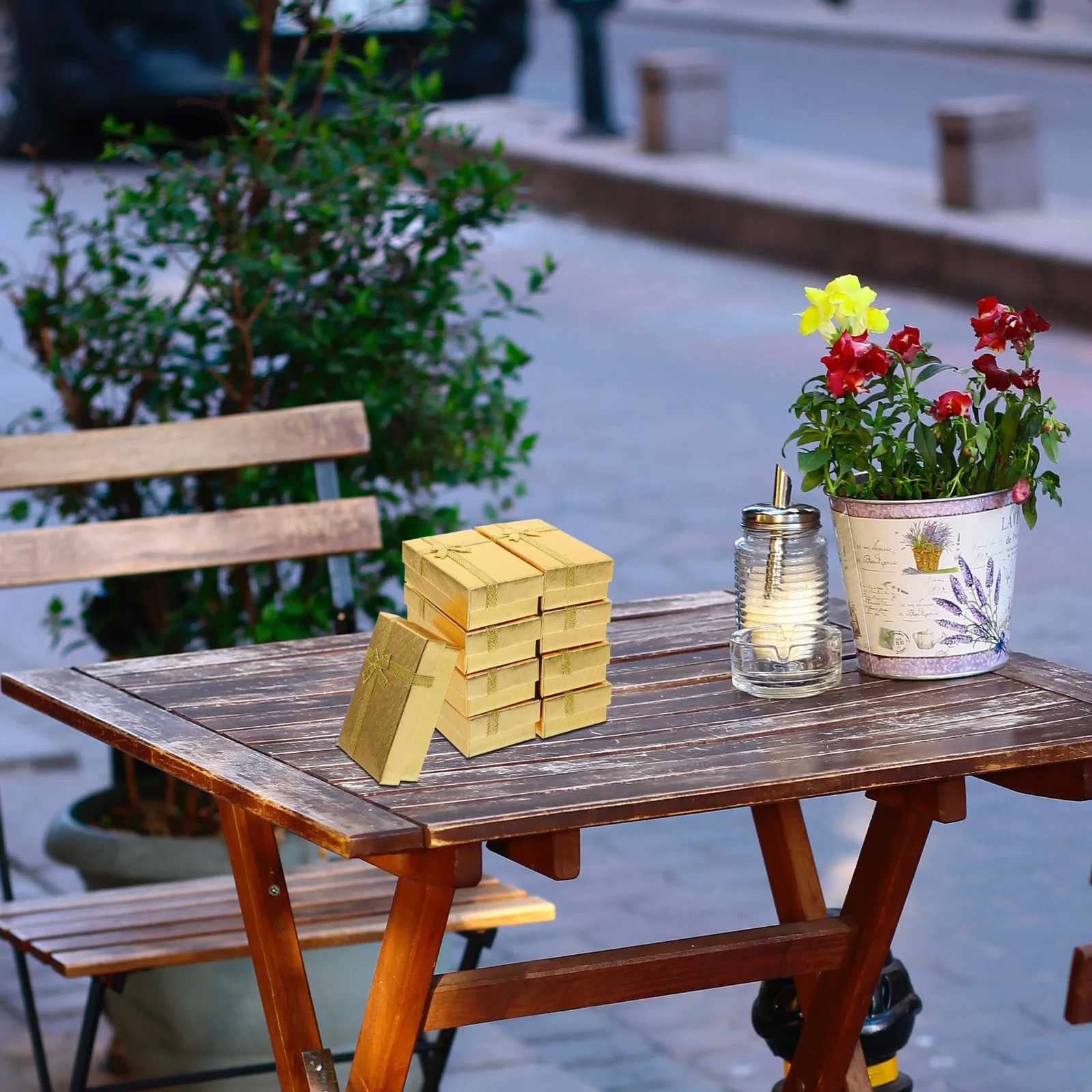 

24pcs Jewelry Packaging Small Gift Box For Ring Earrings Necklace Storage Travel Jewelry Case Portable Organizer Durable Gift