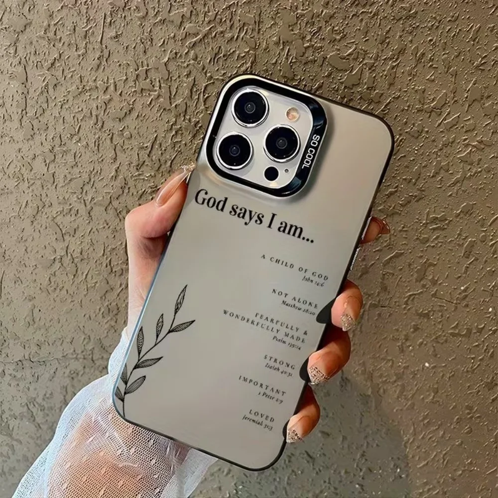 Christian Verse Phone Case For iPhone 17 16 15 14 13 12 11 Pro Xs Max Mini 8 7 Plus XR Air 17e 16e X Scratch-Resistant Cover