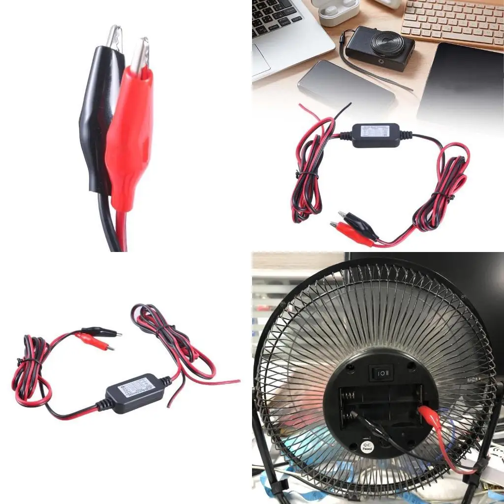 

Y1UB 6V~30V to 4.5V1A Conversion Adapter Cord Step Down Power Clip Cable Wire