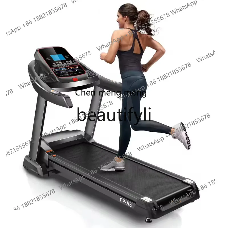 

Gym treadmill ultra-quiet household folding multi-functional large fitness equipment