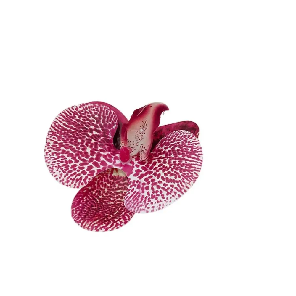 

Cloth Butterfly Flower Hair Clip Korean Style Bohemian Style Orchid Flower Hairpin Seaside Vacation Headwear Duckbill Clip