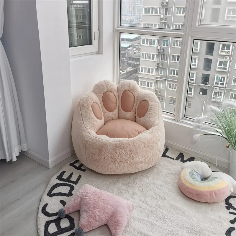 Dziewczęca mała Beanbag Sofa pojedyncze siedzenie indywidualna narożna Beanbag kanapa pufowa balkon Muebles Para Salas Modernos dom umeblowanie