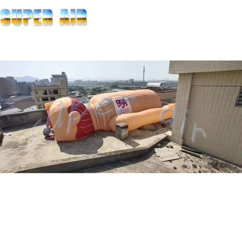 Popolare stile outdoor della tenda tunnel gonfiabile con personaggi dei cartoni animati con logo pubblicitario in vendita