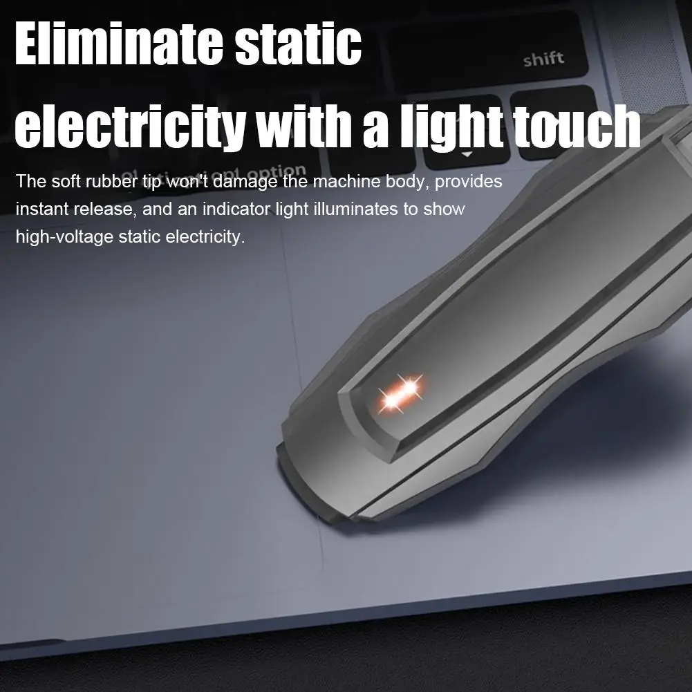 Anti Static Keychain High Efficiency Material Safe Portable Static Electricity Remover for Office Home Electronics Protection