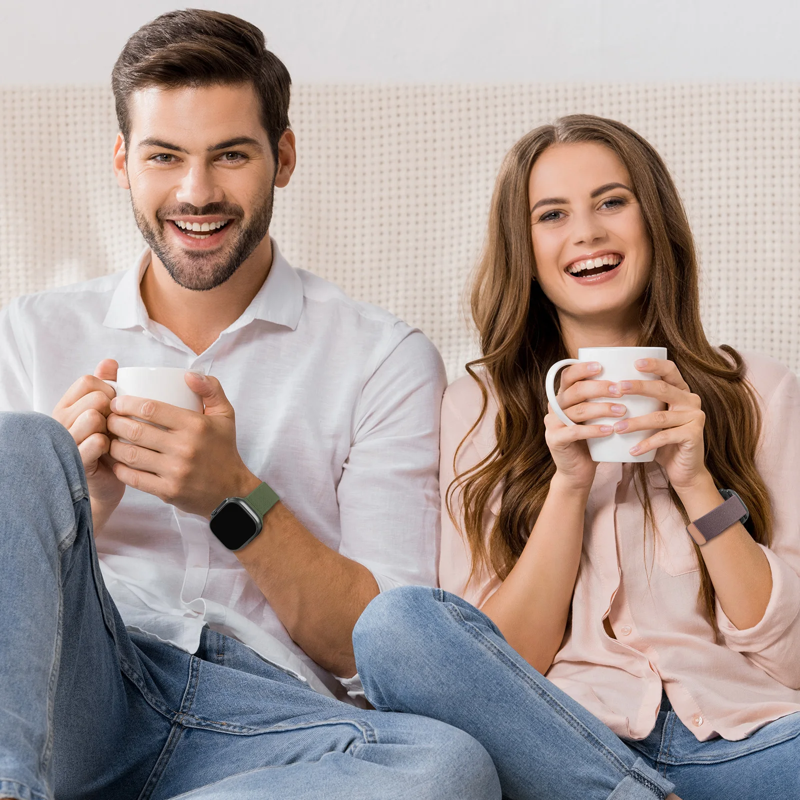 Ремешки для Apple Watch Band 45 мм 46 мм 42 мм 44 мм 49 мм 40 41 мм Магнитный нейлоновый браслет correa iwatch Series 10 9 7 8 6 se ultra 2